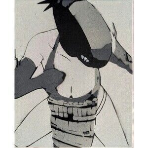 Chainsaw Man Spray Paint Art Piece